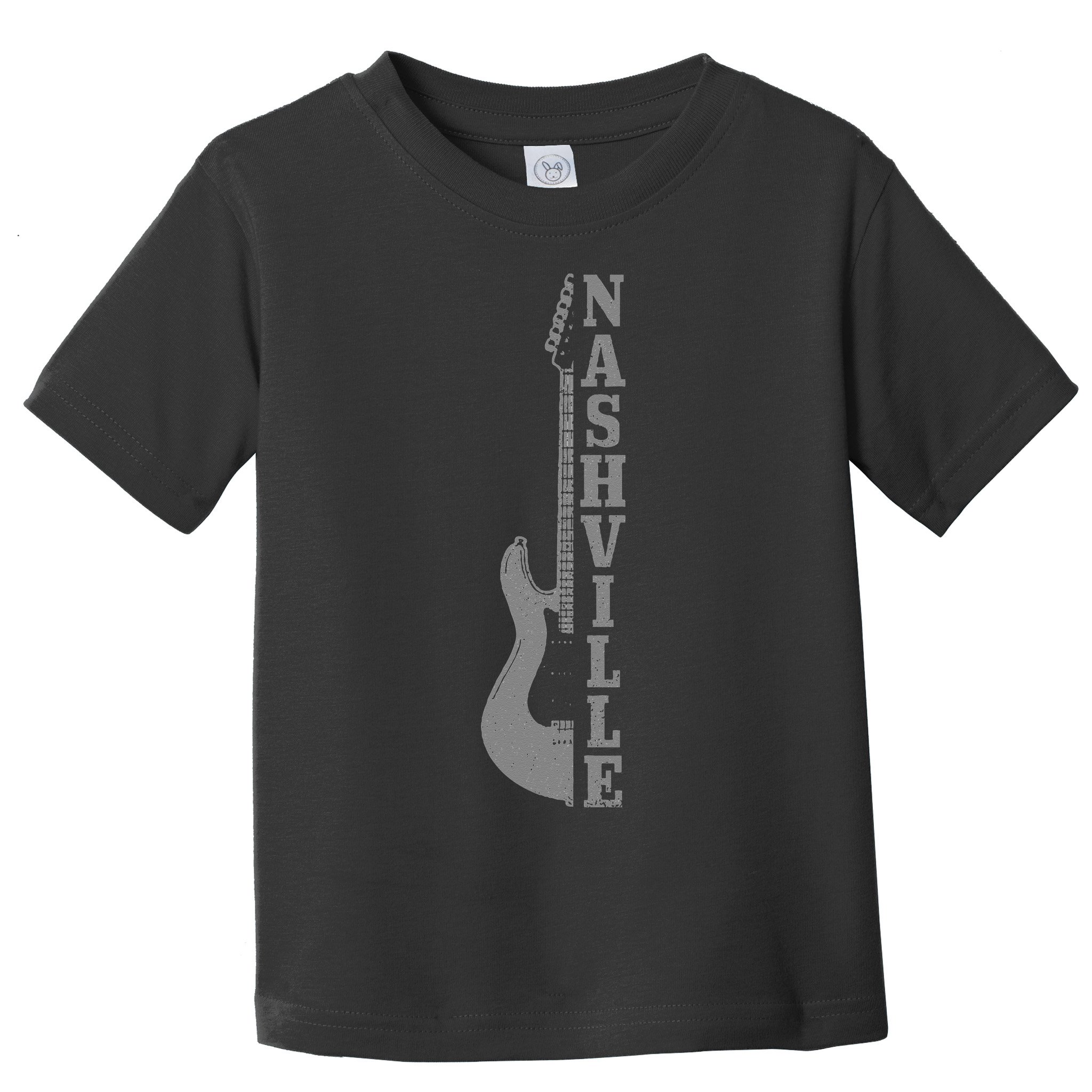 Nashville Guitar Tennessee Vintage Country Music City Toddler T-Shirt