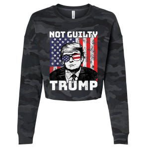 Not Guilty Trump Cropped Pullover Crew