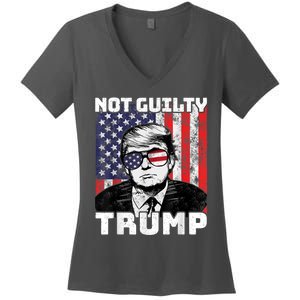 Not Guilty Trump Women's V-Neck T-Shirt