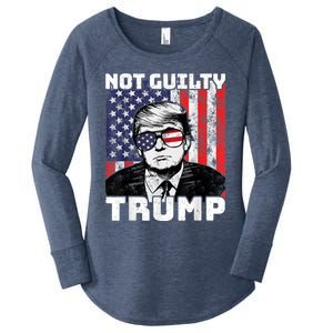 Not Guilty Trump Women's Perfect Tri Tunic Long Sleeve Shirt