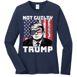 Not Guilty Trump Ladies Long Sleeve Shirt