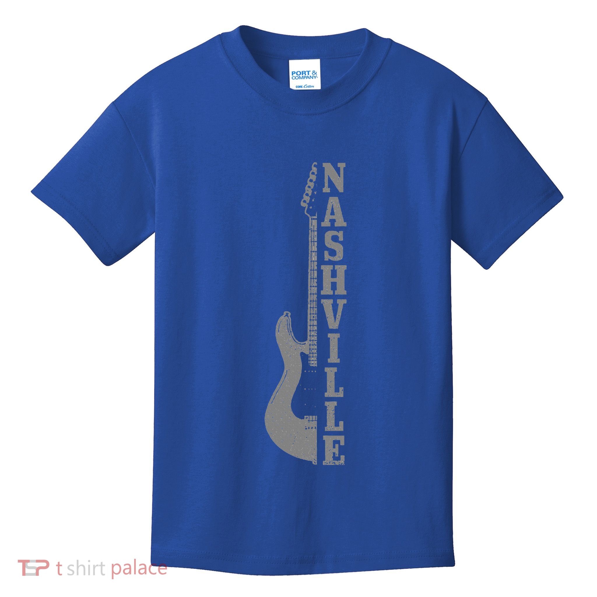 Nashville Guitar Tennessee Kids T-Shirt