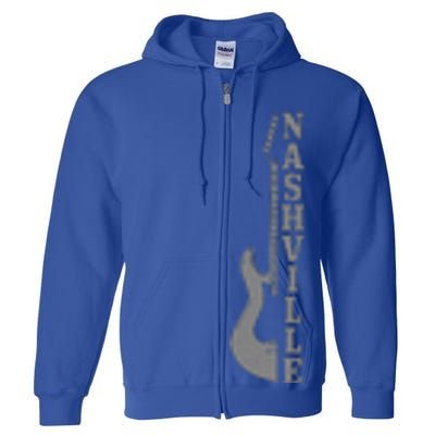 Nashville Guitar Tennessee Full Zip Hoodie