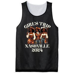 Nashville Girl Trip 2024 African Melanin Cowgirl Mesh Reversible Basketball Jersey Tank