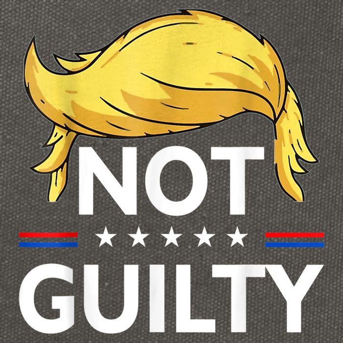 Not Guilty Trump Wear This Tee To Your Favorite Trial Cotton Canvas Backpack