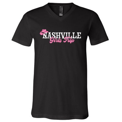 Nashville Girls Trip V-Neck T-Shirt