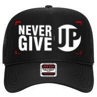 Never Give Up High Crown Mesh Back Trucker Hat