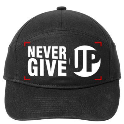 Never Give Up 7-Panel Snapback Hat