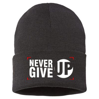 Never Give Up Sustainable Knit Beanie