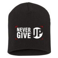 Never Give Up Short Acrylic Beanie