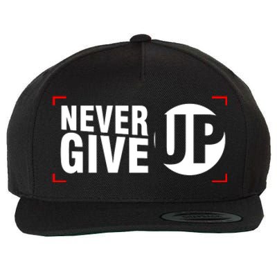 Never Give Up Wool Snapback Cap