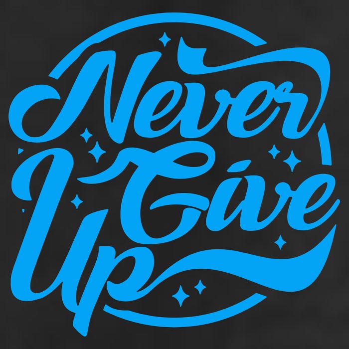 Never Give Up Adult Drive Performance Visor
