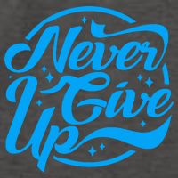 Never Give Up Vector Backpack