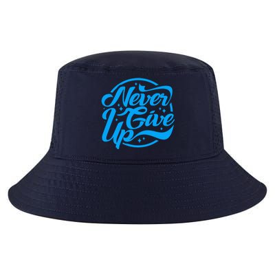 Never Give Up Cool Comfort Performance Bucket Hat