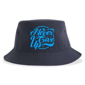 Never Give Up Sustainable Bucket Hat