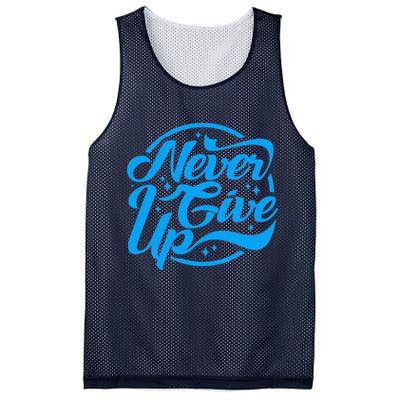 Never Give Up Mesh Reversible Basketball Jersey Tank