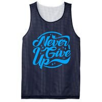Never Give Up Mesh Reversible Basketball Jersey Tank