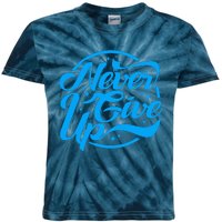 Never Give Up Kids Tie-Dye T-Shirt