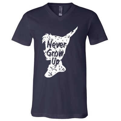 Never Grow Up V-Neck T-Shirt