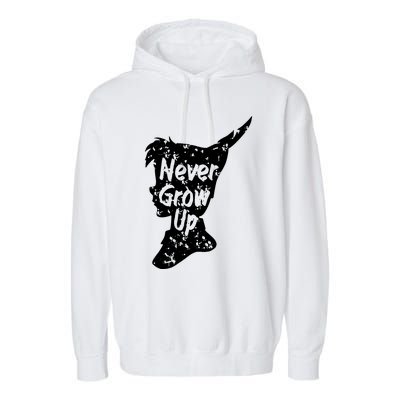 Never Grow Up Garment-Dyed Fleece Hoodie