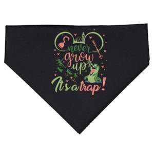 Never Grow Up Its A Trap Crocodile USA-Made Doggie Bandana