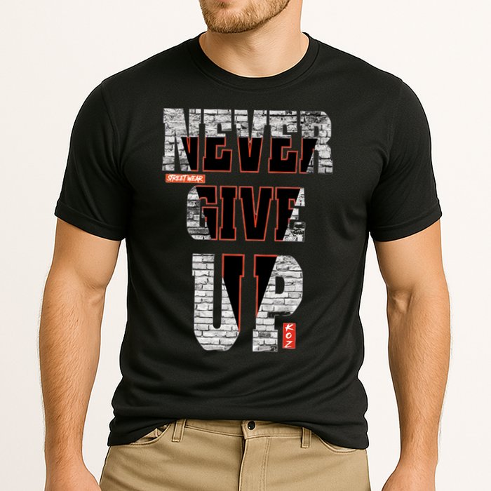Never Give Up Stronger support inspiration trending gift idea Cooling Performance Crew T-Shirt