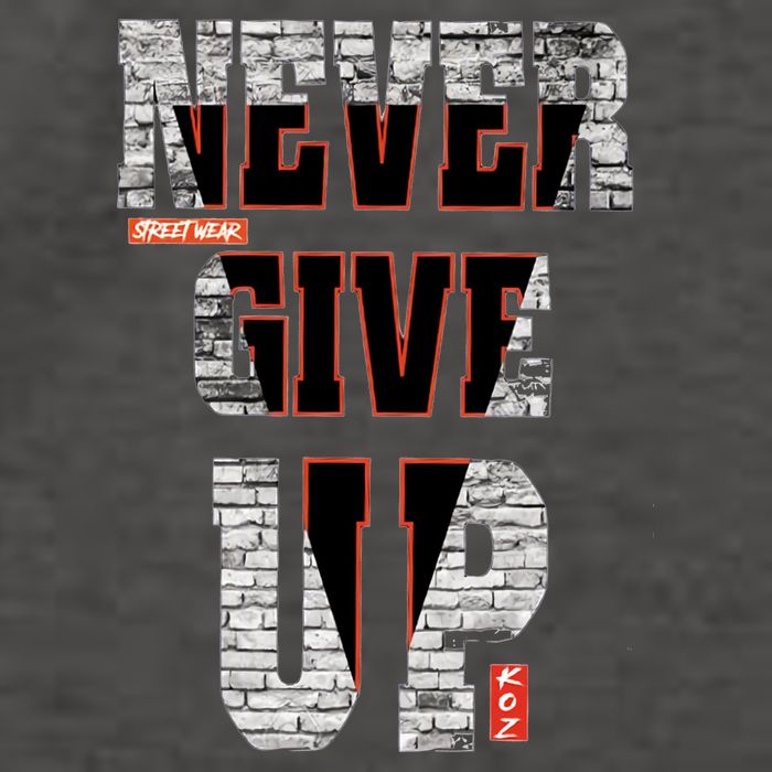 Never Give Up Stronger support inspiration trending gift idea Vector Backpack
