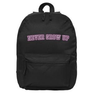 Never Grow Up 16 in Basic Backpack