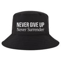 Never Give Up Never Surrender Cool Comfort Performance Bucket Hat