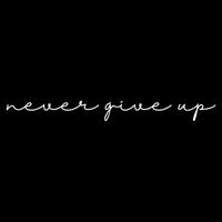 Never Give Up 7-Panel Snapback Hat