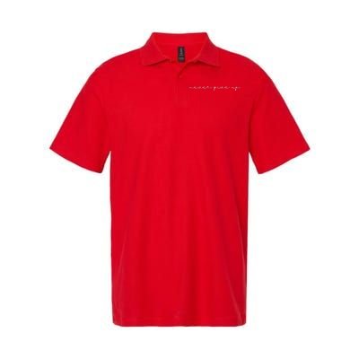 Never Give Up Softstyle Adult Sport Polo