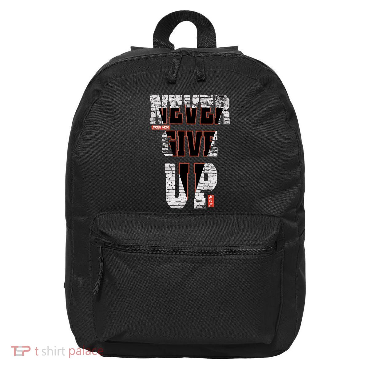 Never Give Up Stronger Support Inspiration 16 in Basic Backpack