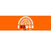 No Gun Violence End Gun Violence Awareness Month Wear Orange Bumper Sticker