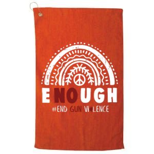 No Gun Violence End Gun Violence Awareness Month Wear Orange Platinum Collection Golf Towel