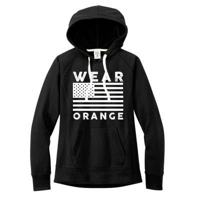 National Gun Violence Awareness Day Enough End Gun Violence Women's Fleece Hoodie