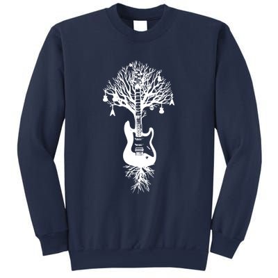 Nature Guitar White Tree Music Banksy Art Sweatshirt