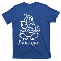 Namaste Ganesh Yoga With Vintage Indian Elephant Design Gift T-Shirt