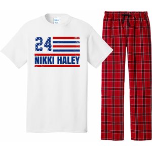 Nikki Haley 2024 American Flag Election Pajama Set