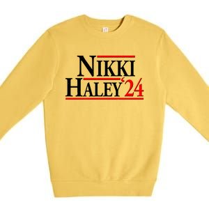 Nikki Haley 2024 For President Election Premium Crewneck Sweatshirt