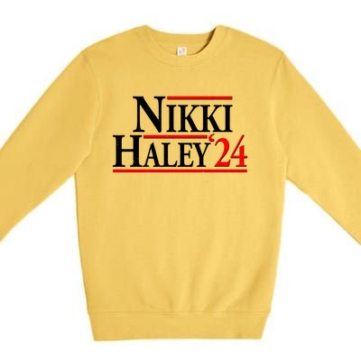 Nikki Haley 2024 For President Election Premium Crewneck Sweatshirt