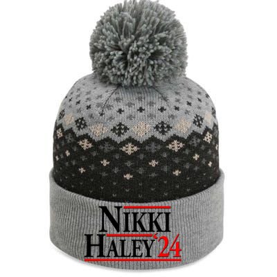 Nikki Haley 2024 For President Election The Baniff Cuffed Pom Beanie