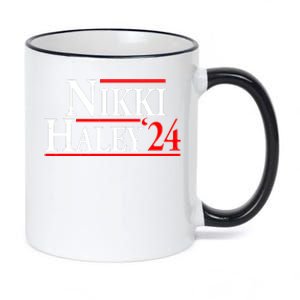 Nikki Haley 2024 For President Election 11oz Black Color Changing Mug