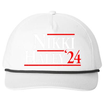 Nikki Haley 2024 For President Election Snapback Five-Panel Rope Hat