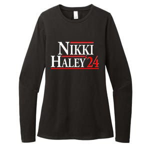 Nikki Haley 2024 For President Election Womens CVC Long Sleeve Shirt