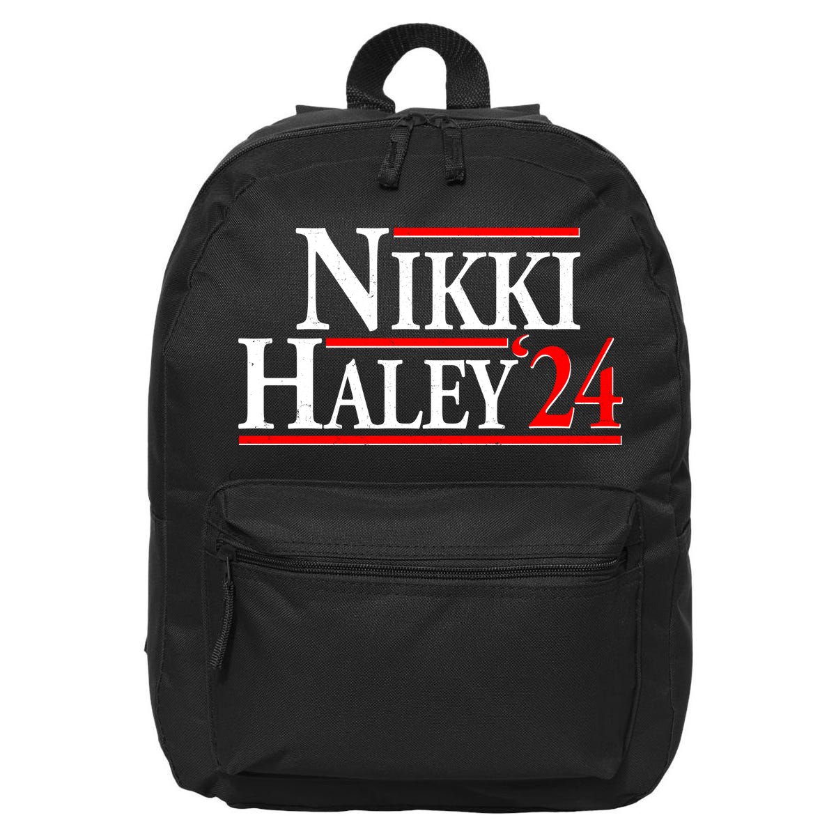 Nikki Haley 2024 For President Election 16 in Basic Backpack