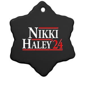 Nikki Haley 2024 For President Election Ceramic Star Ornament