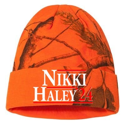 Nikki Haley 2024 For President Election Kati Licensed 12" Camo Beanie