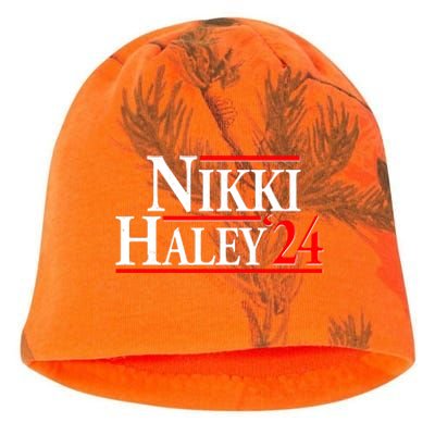 Nikki Haley 2024 For President Election Kati - Camo Knit Beanie