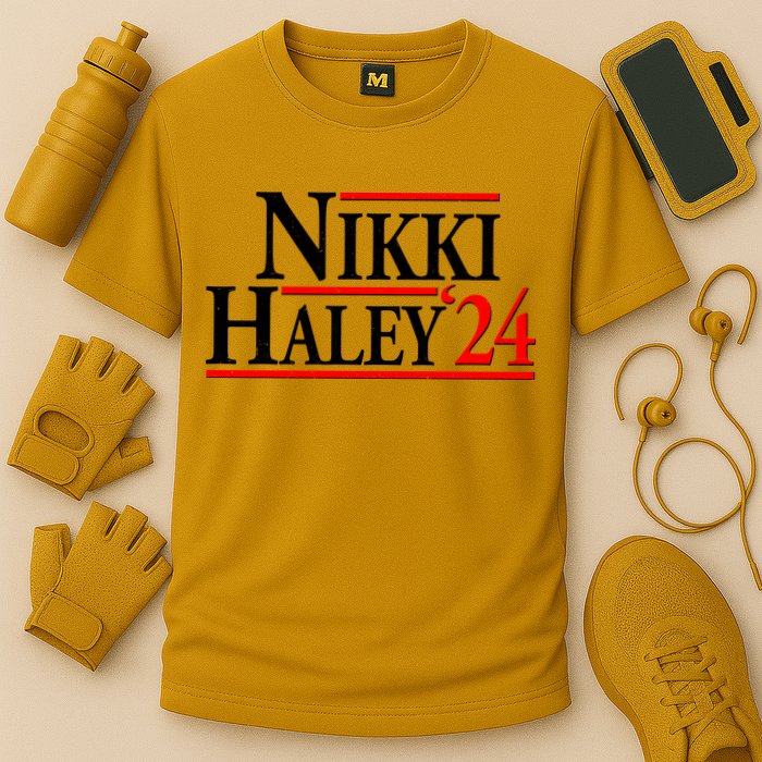 Nikki Haley 2024 For President Election Cooling Performance Crew T-Shirt