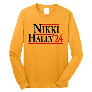 Nikki Haley 2024 For President Election Long Sleeve Shirt